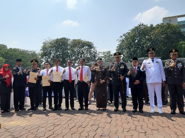 Polsek Bekasi Selatan Ungkap Vandalisme Raih Penghargaan dari Pemkot Bekasi pada HUT RI ke-80