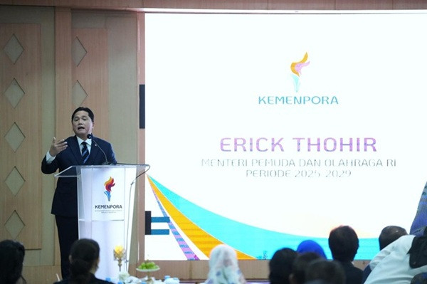 Menpora Erick Tekankan Pentingnya Persatuan Pemuda dan Olahraga untuk Membangun Bangsa