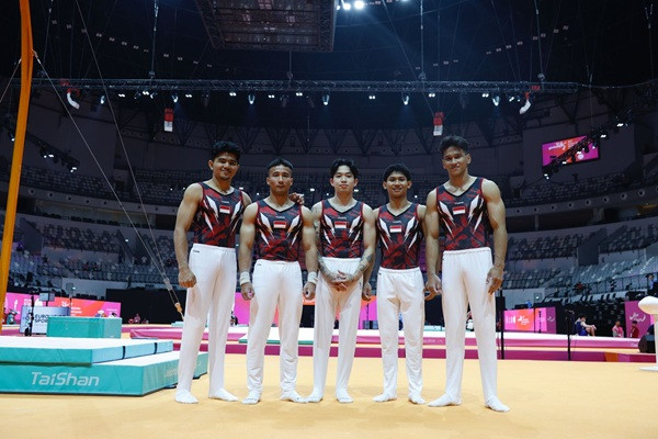 Gymnast Putra Indonesia Siap Tempur di Jakarta Gymnastics 2025