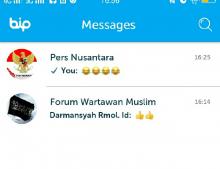 Group WhatsApp Forum Wartawan Muslim dan Pers Nusantara Beralih ke Aplikasi BiP