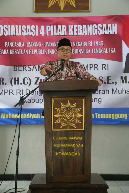 Sosialisasi 4 Pilar di Temanggung, Ketua MPR: Bila Berdaulat, Bangsa ini Bisa Berlaku Adil