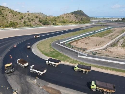 Bamsoet Optimistis Pengaspalan Kembali Sirkuit Internasional Pertamina Mandalika Segera Selesai