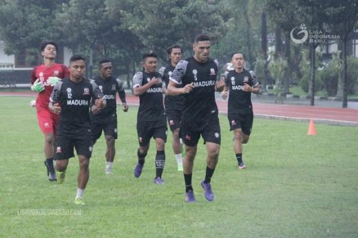 Madura United FC Sudah Jalani Latihan di Bandung