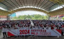 Relawan se- Bandung Raya Deklarasi Sauyunan 2024 Milu Jokowi