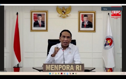 Buka Sirkuit Nasional Wushu Taolu 2022, Menpora Amali Puji Konsistensi PB WI Gelar Kompetisi