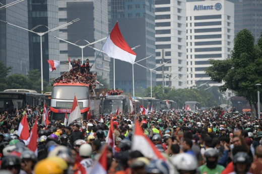 Kirab Juara Kontingen SEA Games 2023 Kamboja Dapat Sambutan Luar Biasa dari Masyarakat