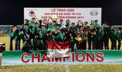 Bantai Cina Taipei 11-0, Timnas Indonesia U-16 Juara di Vietnam