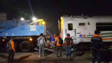 Kecelakaan Kereta Api Brantas di Semarang Akibatkan 10 Rute Terhenti