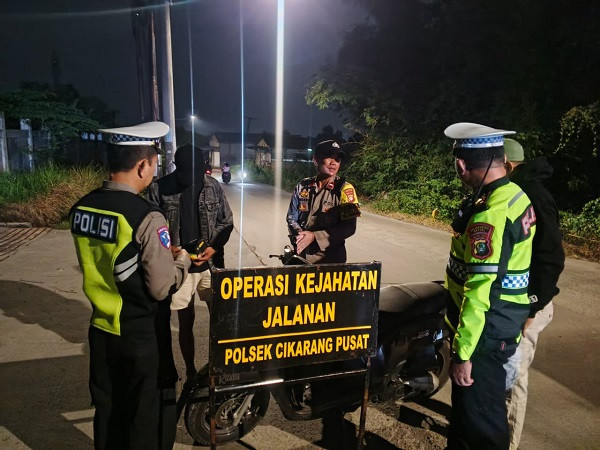 Kondisi Darurat, Polsek Cukarang Pusat Lancarkan Operasi Kejahatan Jalanan