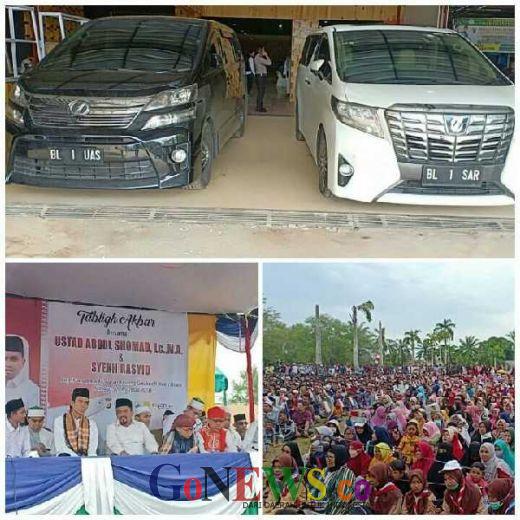 Ini Penampakan Mobil Khusus yang Ditumpangi Syekh Rasyid dan Ustaz Abdul Somad di Aceh