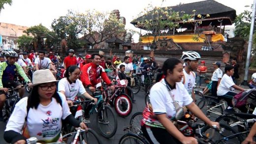 Berdayakan UMKM, Gowes Nusantara Etape Denpasar Zero Sampah