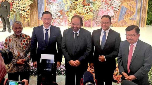 Anies, AHY, Surya Paloh, Syaikhu dan JK Bertemu, Demokrat: Doakan Sinyal Koalisi