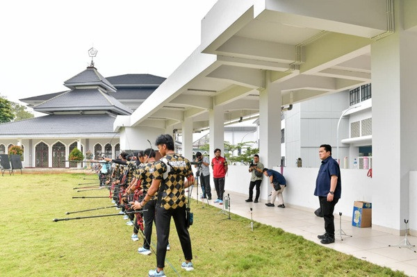Tinjau CYESC, Menpora Erick Motivasi Atlet Harus Punya Mimpi Juara Olimpiade!