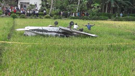 Pesawat Viper Yang Jatuh di Cilacap, Diduga Akibat Mesinya Mati