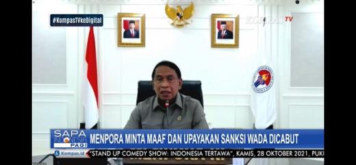 Dua Langkah Cepat Menpora Amali agar Indonesia Lepas dari Sanksi WADA