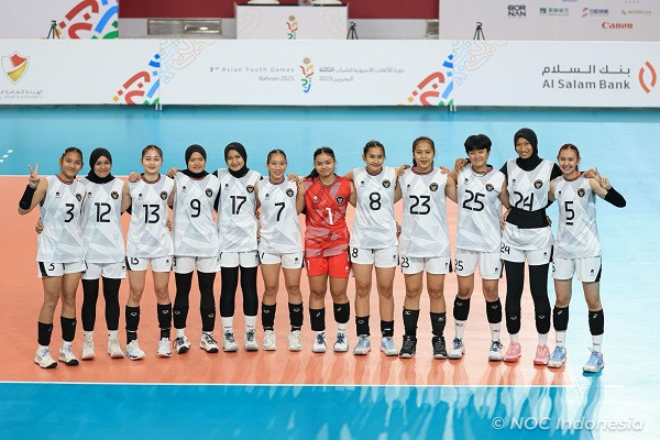 Menang WO Atas Kazakhstan di AYG 2025, Timnas Voli Putri Indonesia Ketemu Chinese Taipei