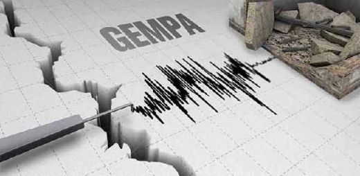 Baru Saja, Gempa 5,8 SR Guncang Maluku Utara, Warga Berhamburan di Tengah Kegelapan