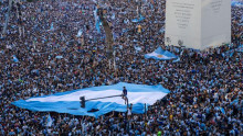 Kota Kelahiran Lionel Messi Jadi Lautan Manusia Usai Argentina Juara Piala Dunia 2022