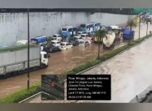 Update Situasi Jalan Tol Jasa Marga yang Digenangi Banjir