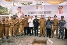 Groundbreaking GOR Saburai, Kemenpora Harapkan Pemprov Lampung Bisa Jaring Bibit Atlet Potensial