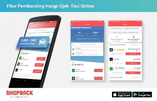 ShopBack Hadirkan Fitur Pembanding Harga Transportasi OnlineÂ di Indonesia
