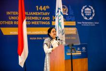 Di Forum Parlemen Perempuan IPU, Puan Bicara Keberhasilan Pemimpin Wanita Tangani Pandemi