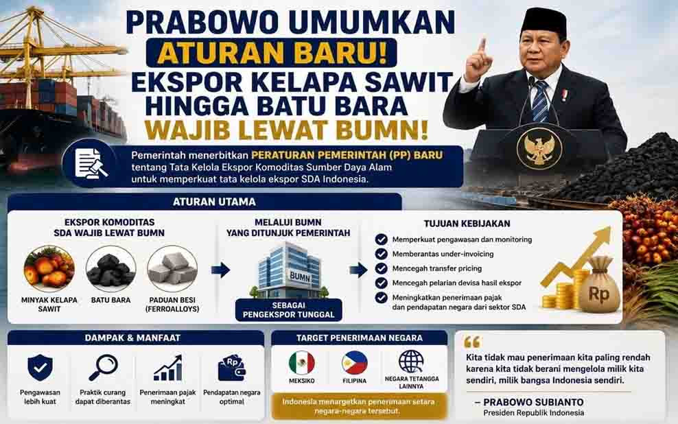 Tata Kelola Ekspor Hasil Bumi Dirombak Demi Berantas Praktik Kurang Bayar
