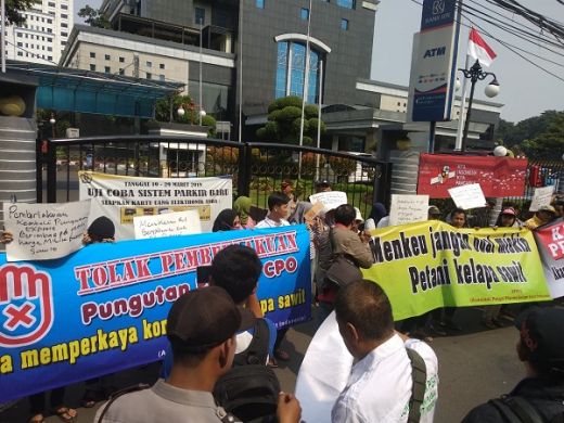 Geruduk Kantor Kemenkeu, APPKSI Desak Pemerintah Jokowi Tak Lagi Tetapkan Pungutan Ekspor CPO