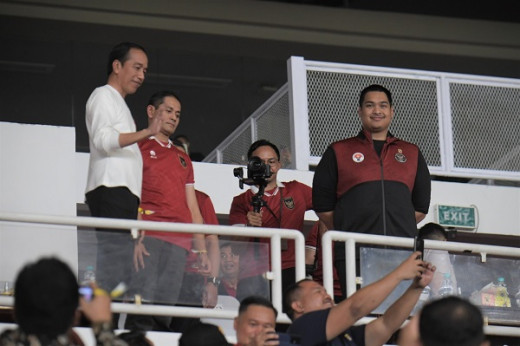 Menpora Dito Ikut Dampingi Presiden Jokowi Tonton Serunya Laga Indonesia Lawan Argentina