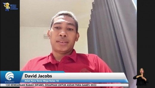 David Jacobs Ungkap Dukungan Pemerintah Luar Biasa Terhadap Atlet Para Games