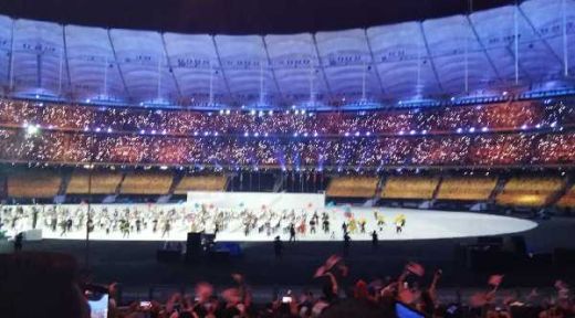 Insiden Bendera Terbalik dan Lagu Anak Kambing Saya Warnai Pembukaan SEA Games 2017