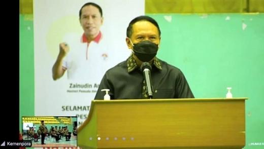 Malam Perpisahaan Purna Paskibraka 2021, Menpora: Hindari Hal Negatif dan Jauhi Narkoba