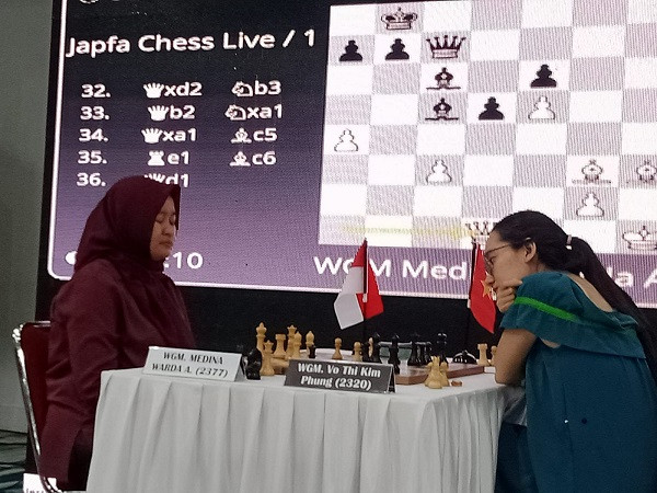 Peluang Medina Semakin Tipis Menangkan Duel Meet Internasional JAPFA Chess Festival 2024