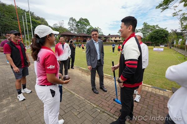 Presiden NOC Indonesia Tinjau Gelaran 13th Asian Cup Woodball Championship 2025 di Bogor