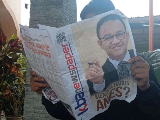 Relawan Anies Sebut KBA Newspaper Bukan Tabloid Gelap