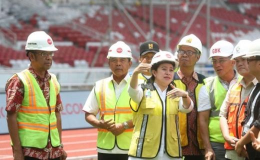Tinjau Kompleks Senayan, Puan Maharani: Renovasi GBK Berjalan Sesuai Target
