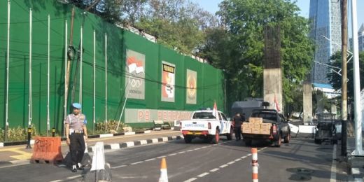 Begini Situasi Pintu Belakang Gedung DPR Jelang Pelantikan Jokowi-Maruf