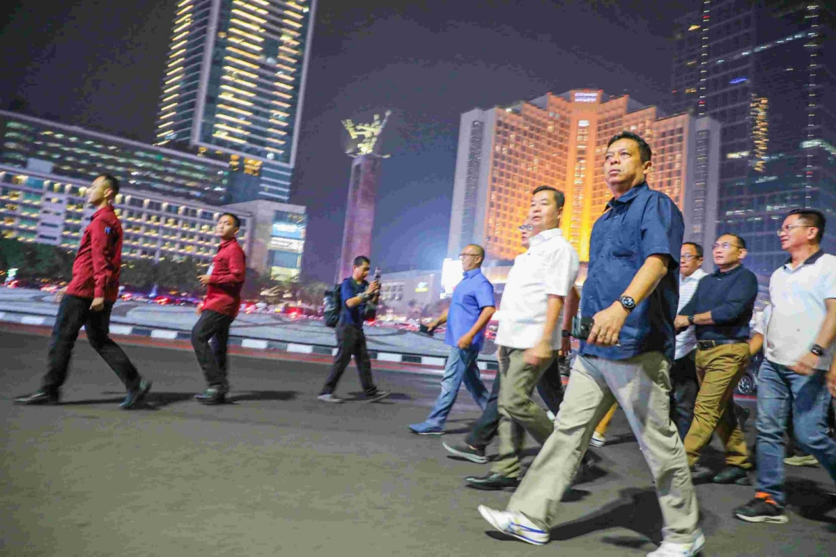 Pj Gubernur DKI Pastikan Kesiapan Panggung Meriahkan Pelantikan Prabowo-Gibran