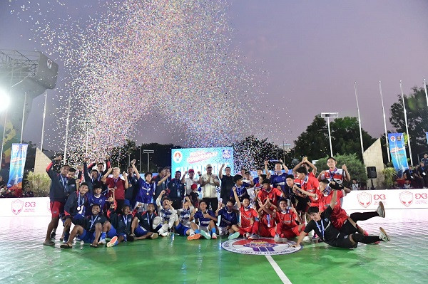 GoNews.co Tim Futsal SMKN 12 Makassar sa