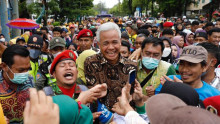Curi Perhatian di Muktamar Muhammadiyah-Aisyiyah ke-48, Ganjar Diteriaki Presiden