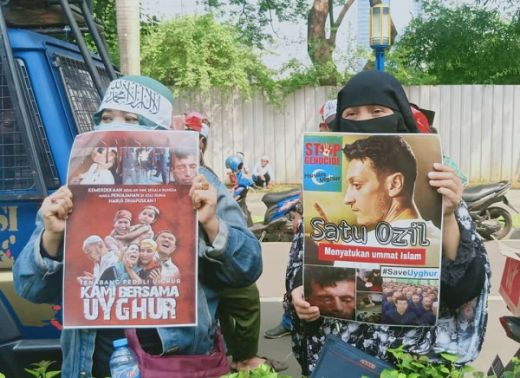 Aksi Damai Solidaritas Uighur, Ratusan Massa Geruduk Kedubes RRC