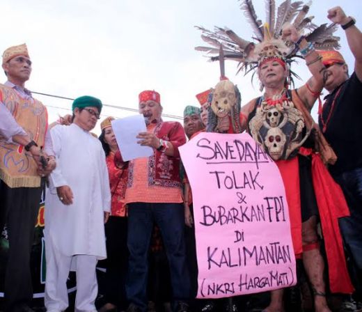 Tuntut Ormas FPI Dibubarkan, Suku Dayak Beri Waktu Satu Bulan ke Pemerintah