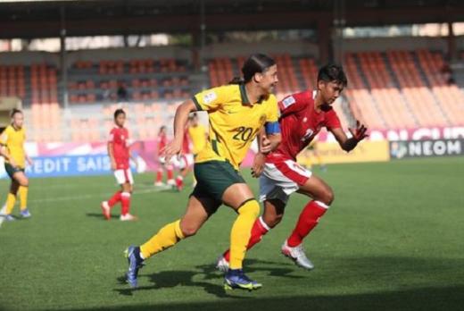 Timnas Putri Dihajar Australia 0-18 di Piala Asia Wanita 2022