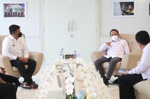 Menpora Amali Terima Kunjungan Wali Kota Medan Bobby Nasution, Ini Pembahasannya