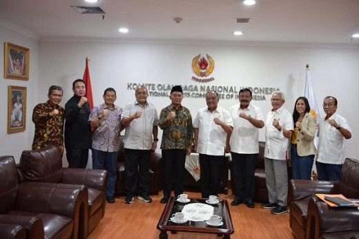 Silaturahmi dengan KONI Pusat, Plt Menpora Bicarakan Persiapan PON 2024 Aceh-Sumut hingga Pembinaan Atlet