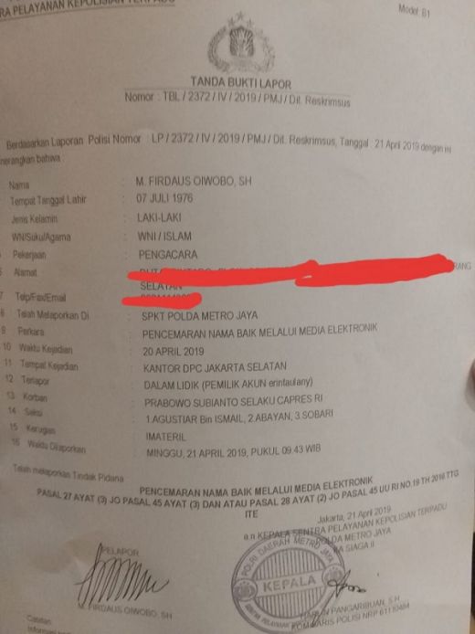Gara-gara Postingan yang Diduga Hina Prabowo, Isteri Andre Taulany Dipolisikan