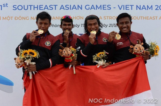 Tiga Emas Pasokan Timnas Kano/Kayak Perkokoh Posisi Kontingen Indonesia