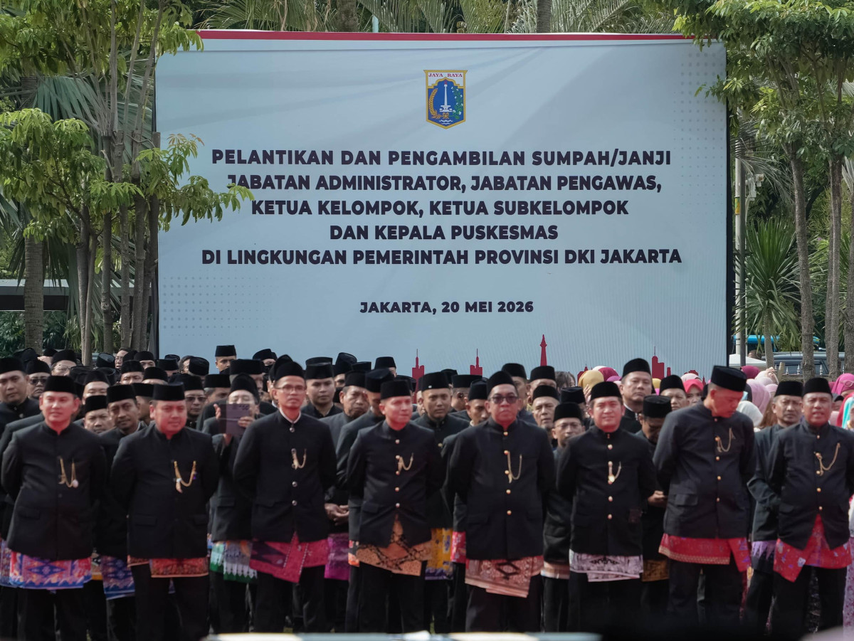 Pramono Tegaskan Tak Ada Jabatan Kosong di Pemprov DKI Usai Lantik 884 Pejabat