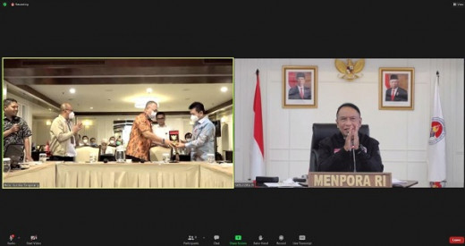 Buka FGD yang Digelar Stafsus Wapres, Menpora Amali Bicara Pentingnya Industri Olahraga di DBON