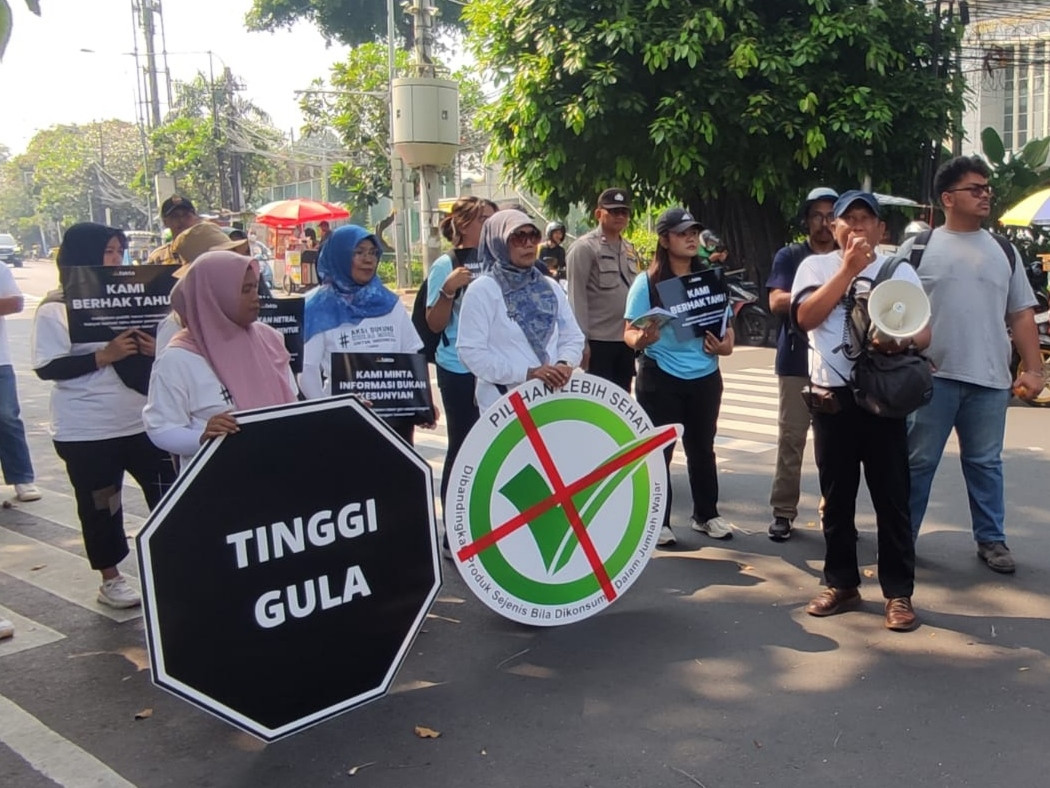 FAKTA Indonesia Geruduk Kantor BPOM Desak Penetapan Label Depan MBDK